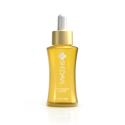 Shedavi Iconic Vegan Hair Serum with Botanicals - Growth Treatment for Women & Men's Dry, Damaged Hair and Scalp with Argan, Coconut, Castor, and Tea Tree Oils