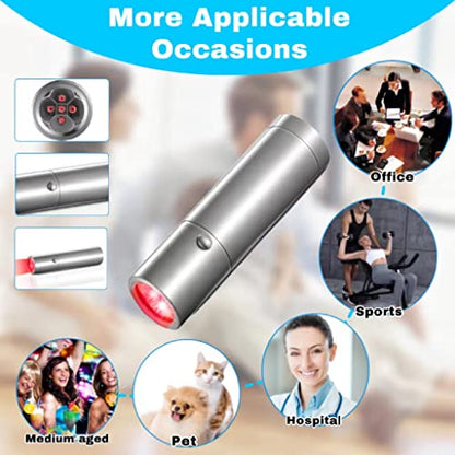 Infrared Light Therapy Wand for Powerful Infrared Light Therapy Red Light，grey-sdt-11