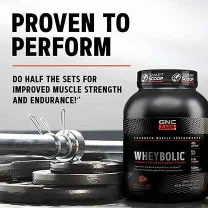 GNC AMP Wheybolic Protein Powder - Targeted Muscle Building and Workout Support