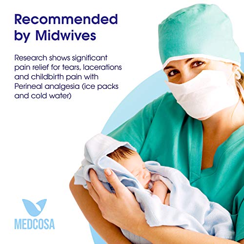 Medcosa Female Ice Pack and Perineal Bottle Set - Reusable Perineal Cold Packs & Portable Bidet Spray BottleMedcosa Female Ice Pack and Perineal Bottle Set - Reusable Perineal Cold Packs & Portable Bidet Spray Bottle