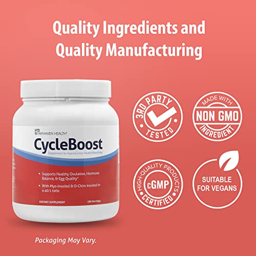 Fairhaven Health Vegan Myo-Inositol and D-Chiro Inositol Powder - 40:1 Ratio - Hormone
