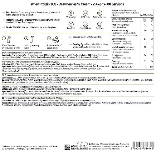 Protein Works - Whey Protein 360 - Premium Whey Shake - Whey Protein Powder Blend