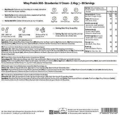 Protein Works - Whey Protein 360 - Premium Whey Shake - Whey Protein Powder Blend