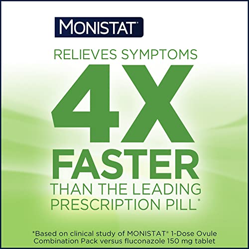 Monistat 3 Day Yeast Infection Treatment for Women, 3 Miconazole Pre-Filled Cream Applicators, 1 Pack