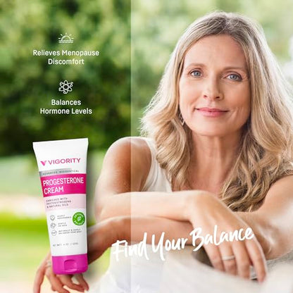 Progesterone Cream for Women Menopause Relief: Natural Bioidentical Progesterone Cream