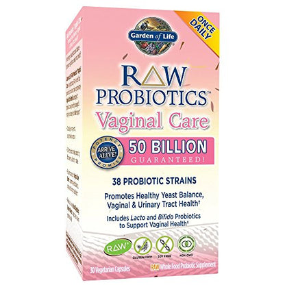 RAW Probiotics Vaginal Care-50 Billion Garden of Life 30 VCaps