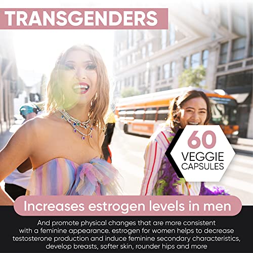 Breast Enhancement Pills and Estrogen Supplement for Women and Men - Breast Enlargement Pills