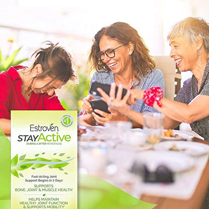 Estroven Stay Active, Fast-Acting Joint Support in Less Than 7 Days for During and After Menopause