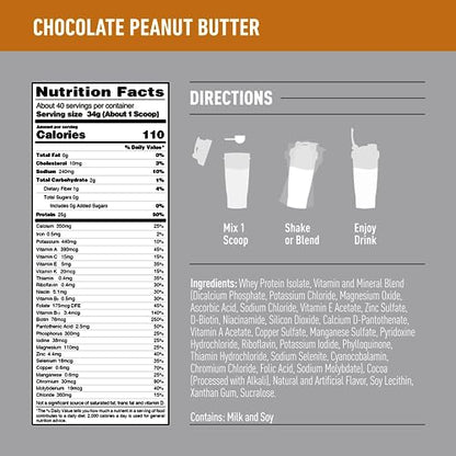 Isopure Protein Powder, Low Carb Whey Isolate with Vitamin C & Zinc for Immune Support