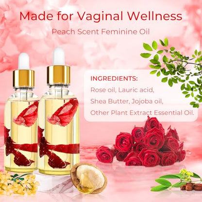 Yoni Soap Bars & Natural Yoni Oil Set, Natural Yoni Oil Vaginal Wash for Women Feminine Wash
