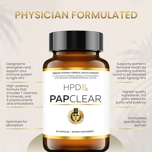 HPD Rx PAPCLEAR Physician Formulated - All Natural HPV Immune Support Supplement