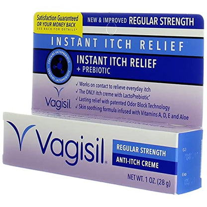 Vagisil Anti-Itch Creme Original Strength 1 oz (Pack of 5)