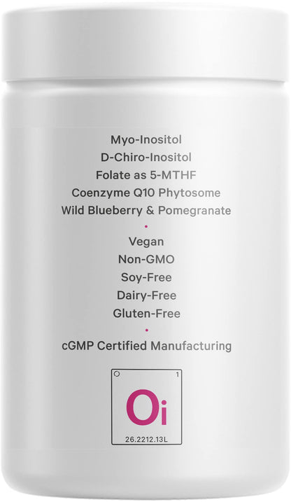 Codeage Liposomal Ovarian Inositol + Supplement - Myo-Inositol, D-Chiro-Inositol