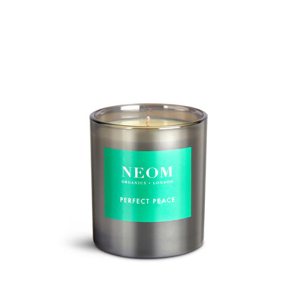 NEOM- Perfect Peace Luxury Scented Candle - Pine, Myrrh & Lime Peel - Christmas Gift… (1 Wick)