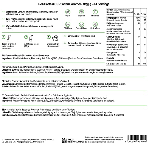 Protein Works - Pea Protein Isolate Protein Powder - 100% Plant-Based & Natural