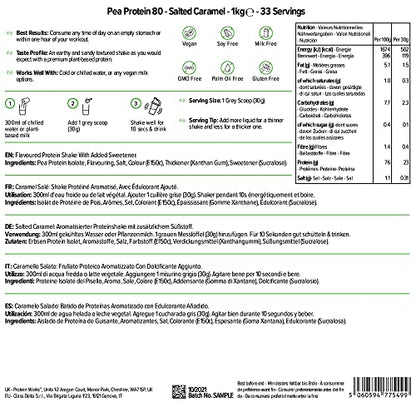 Protein Works - Pea Protein Isolate Protein Powder - 100% Plant-Based & Natural
