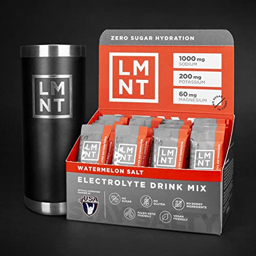 LMNT Keto Electrolyte Powder Packets - Paleo Hydration Powder - No Sugar, No Artificial