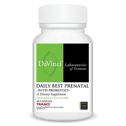 Davinci Labs Daily Best Prenatal with Probiotics - 60 Capsules