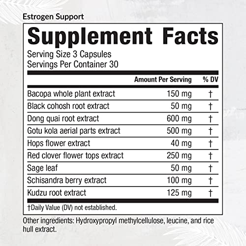 Equilife - Estrogen Support, Herbal Hormone Supplement, Helps Promote Natural Energy, Improved Mood
