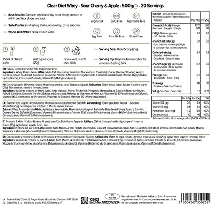 Protein Works - Clear Diet Whey Protein Isolate Powder - Refreshing High Protein Drink