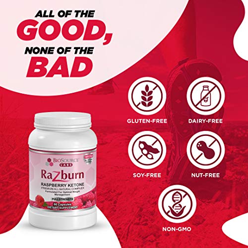 BioSource Labs Razburn - Premium Thermogenic Complex Pills with Natural Ingredients