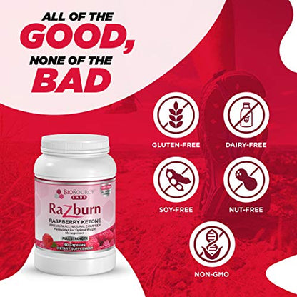 BioSource Labs Razburn - Premium Thermogenic Complex Pills with Natural Ingredients