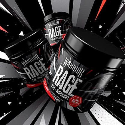 Warrior - RAGE Pre Workout Powder - Lightnin’ Lemonade 392g, WA-RG-045-01