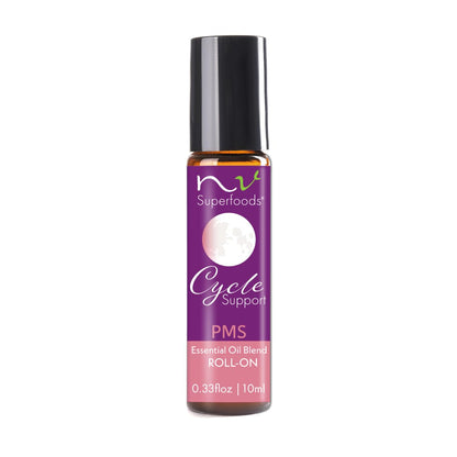 NV Superfoods Cycle Support - Essential Oil Roll-On - 10 ml - 100% Pure Therapeutic Grade
