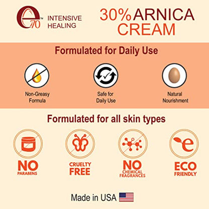 e70 Arnica Roll-On for Visible Bruise Relief, soothes Stiffness, Calms Swelling Advanced Formula