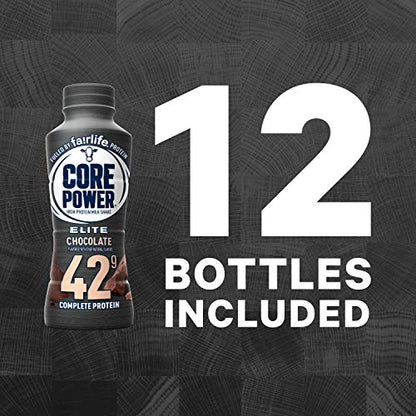 Core Power Fairlife Elite 42g High Protein Milk Shakes For kosher diet, Ready to Drink