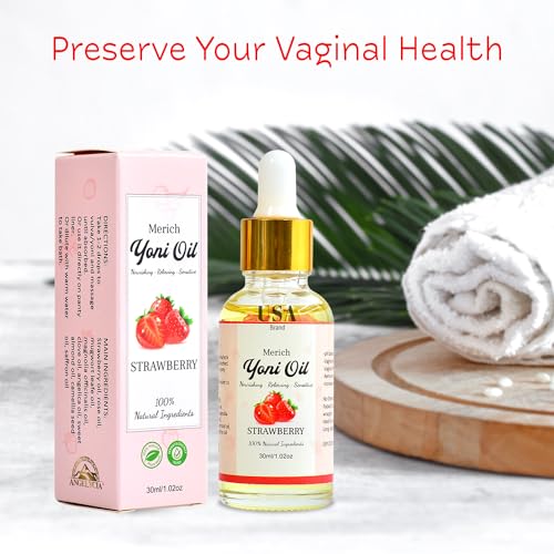 MERICH Natural Yoni Oil - Feminine Yoni Detox Oil - Naturally Scented Vaginal Oil - Restores pH Balance