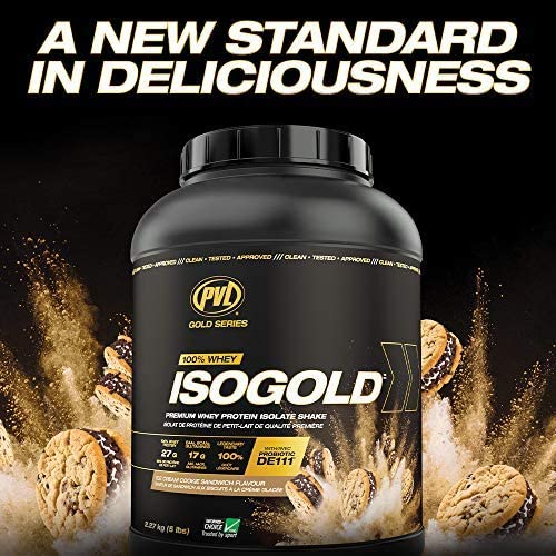 PVL ISO Gold - Grass Fed - Premium Isolate 100% Whey Protein Shake - Orange Krush'd - 908 g