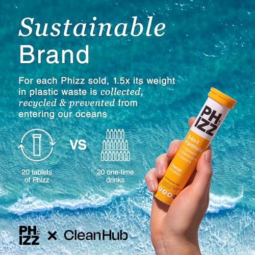 Phizz Electrolytes, Multivitamin & Hydration Tablets - 20 Effervescent Rehydration Electroly
