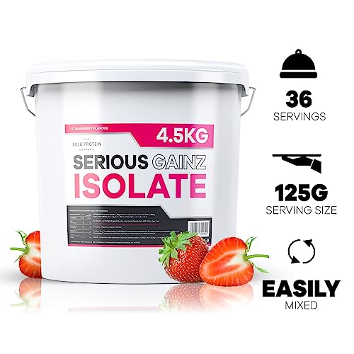 The Bulk Protein Company, Serious Gainz Isolate - 4.5kg - Whey Protein Powder