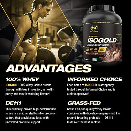 PVL ISO Gold - Grass Fed - Premium Isolate 100% Whey Protein Shake - Orange Krush'd - 908 g