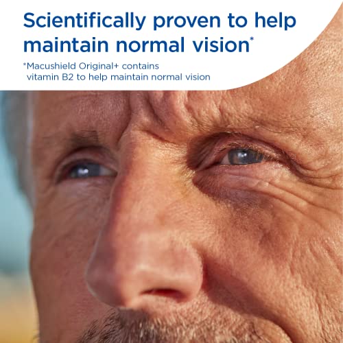 MacuShield Original Plus Capsules - 90 Day Pack, Eye Health Food Supplement containing
