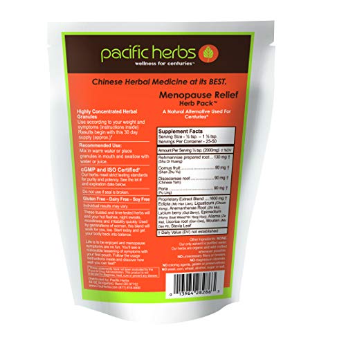 Pacific Herbs Natural Menopause Relief Herb Pack