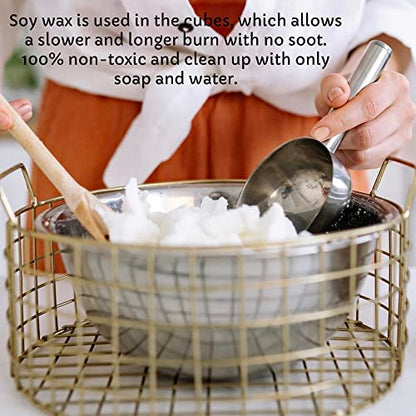 Environment Loop Wax Melt Cubes, 3 Pack of 2.3 OZ Soy Wax Melts for Warmers, Maximum Scent