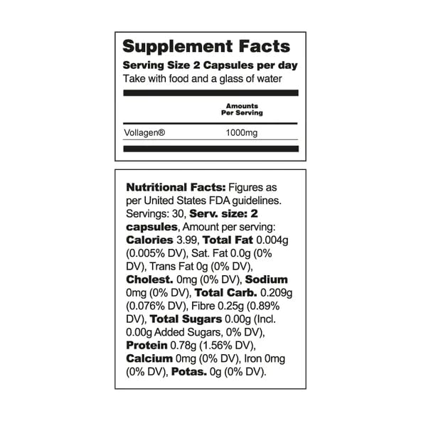 Vegetology Vollagen Plant Based Complex - Plant Based Protein Alternative to Collagen