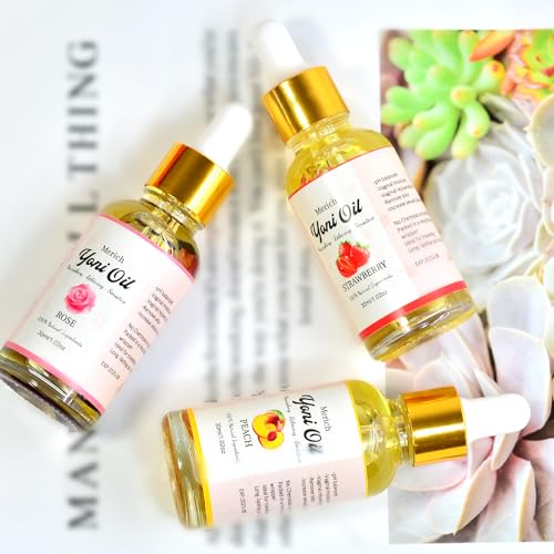 MERICH Natural Yoni Oil - Feminine Yoni Detox Oil - Naturally Scented Vaginal Oil - Restores pH Balance