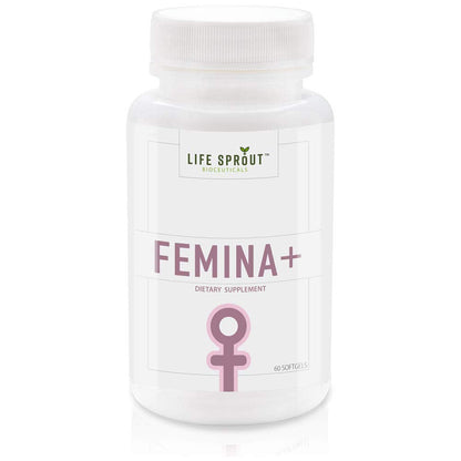 Femina + for Perimenopause and Menopause, with Black Cohosh - 60 Softgel Capsules