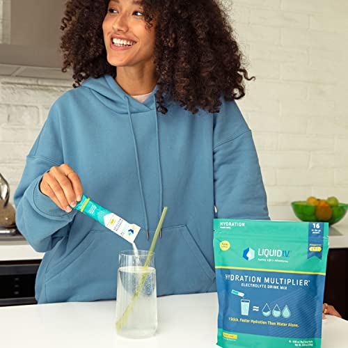 Liquid I.V. Hydration Multiplier - Lemon Lime - Hydration Powder Packets - Electrolyte