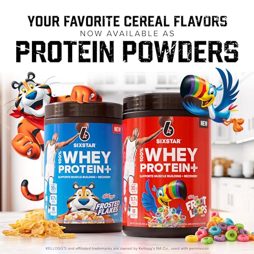 Six Star Whey Protein Powder Plus - Muscle Building & Recovery Plus Immune Support