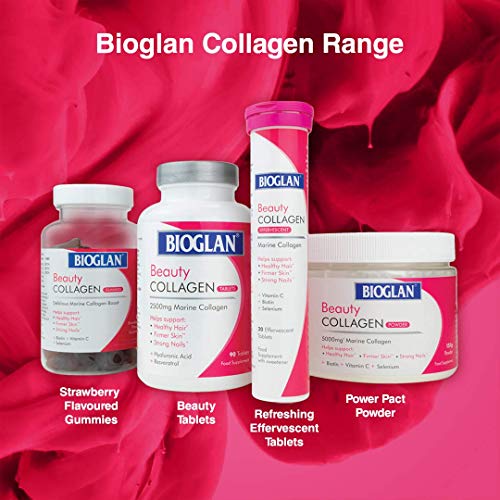 Bioglan Collagen Effervescent - 1000mg - Hydrolysed Marine Collagen