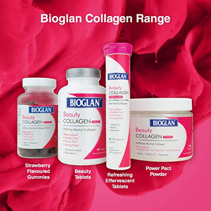 Bioglan Collagen Effervescent - 1000mg - Hydrolysed Marine Collagen