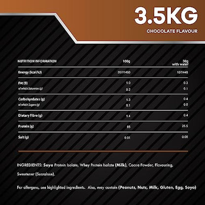 The Bulk Protein Company, Serious Protein Isolate - 3.5kg - Whey Protein Iso