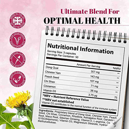 GinSen MyUterus Care for Women’s Warm Uterus, Pregnancy & Menstrual Wellness