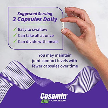 Cosamin ASU Joint Health Supplement - Advanced, Faster-Acting Formula, 90 Capsules