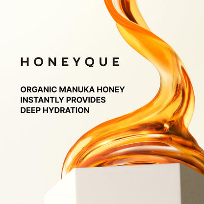 HONEYQUE Deep Repair Honey + Protein Hair Oil Extra Moist 100ml/3.38 fl. oz - Moisturizing 2-Way Hair Oil for Damaged, Frizzy Hair - With Manuka Honey, Keratin, Milk Protein - Japanese Hair Treatment