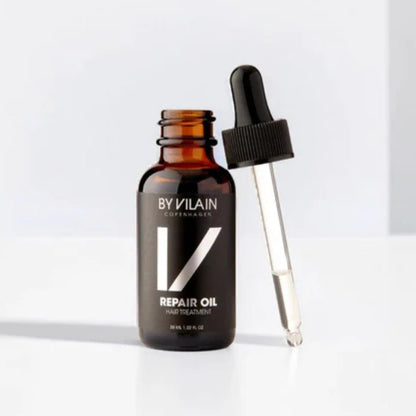 By Vilain Hair Repair Oil - Nourishes, Repairs & Protects with Argan, Flaxseed, Coconut & Rosemary Oils - 30ml